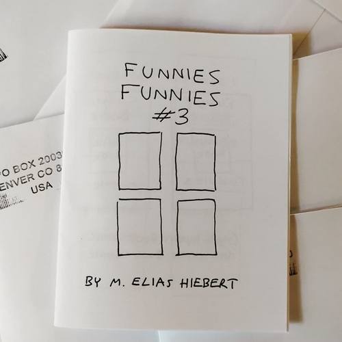 Funnies Funnies number 3, another minicomic. Four rectangles on the cover. 